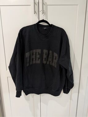 The Bar Black Crewneck Sweatshirt